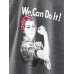 Women Slogan Figure Print Crew Neck Casual Drop Shoulder Sweatshirts