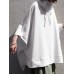 Women Solid Color Turtleneck Collar Dolman Sleeveless Retro Hooded Sweatshirt