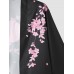 Mens Cherry Blossoms Letter Print Kimono Loose Two Pieces Outfits