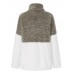 Women Teddy Velvets Contrast Color Turtleneck Patchwork Street Fashion Plush European Sweatshirts