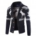 Mens Christmas Casual Turndown Collar Quality Deer Coat Knit Cardigan Sweater