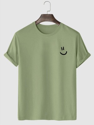 Men's Cartoon Smiley Casual Short Sleeve T-Shirt